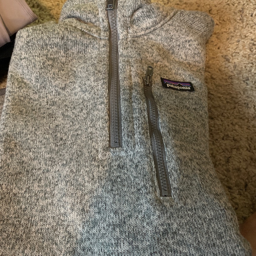 Patagonia 3/4 zip sweater boys size XXL